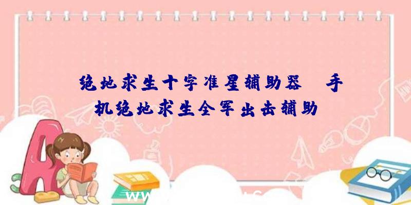 「绝地求生十字准星辅助器」|手机绝地求生全军出击辅助